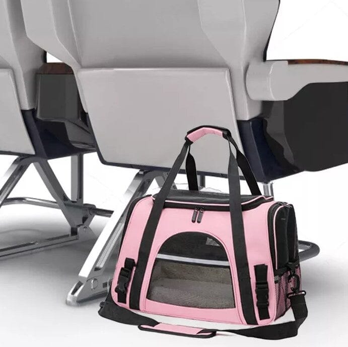 Sac de Transport pour Chien - DogCarrierBag™ - Rose - Les Pattes Nomades
