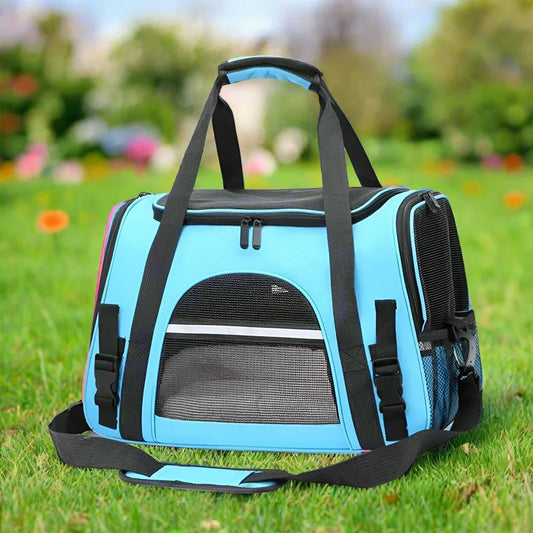 Sac de Transport pour Chien - DogCarrierBag™ - Bleu - Les Pattes Nomades