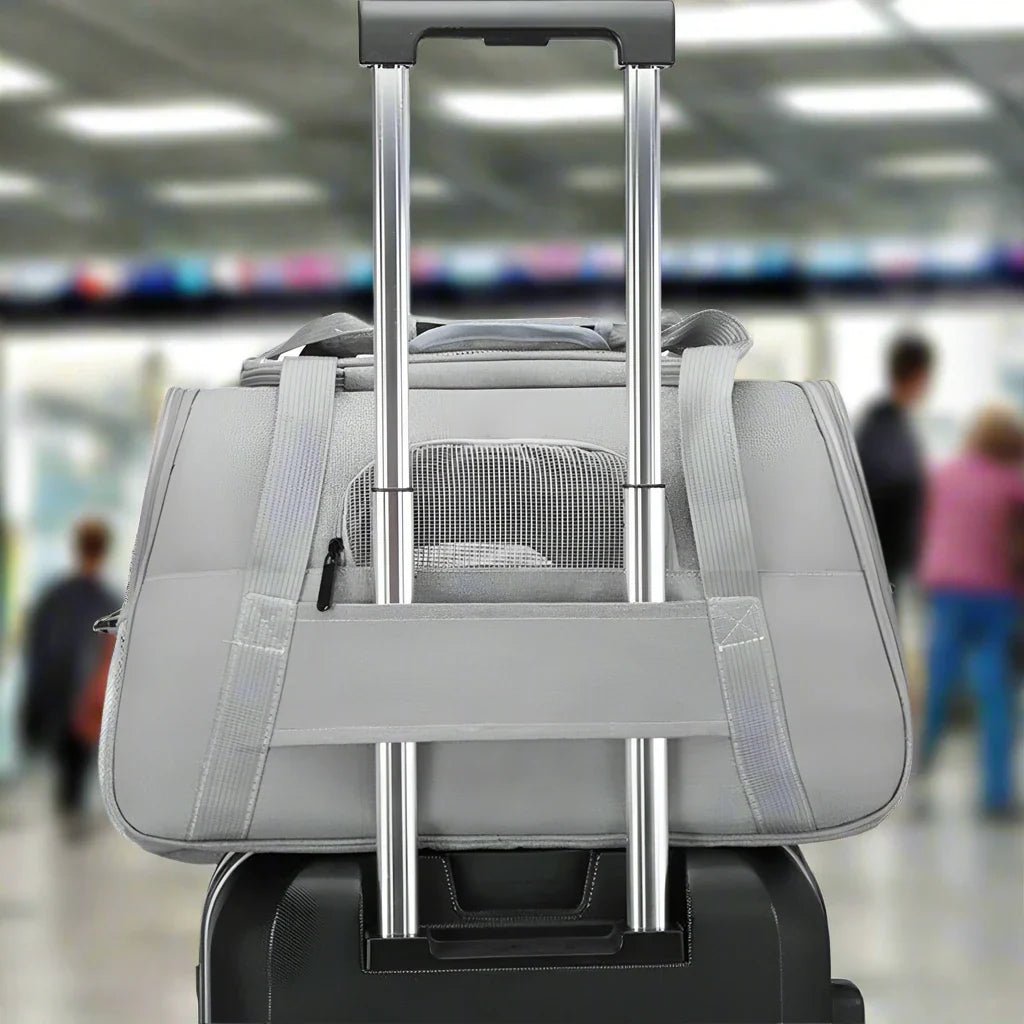Sac de Transport pour Chien - DogCarrierBag™ - Gris - Les Pattes Nomades