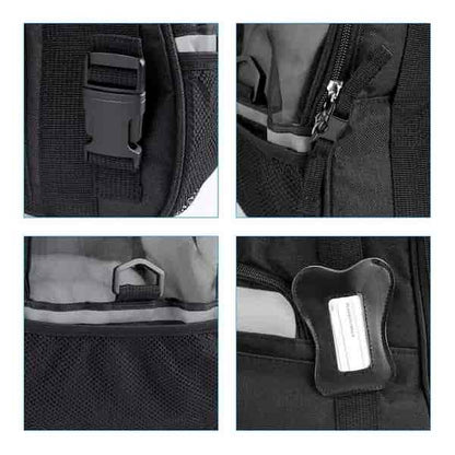 Sac de Transport pour Chien - DogCarrierBag™ - Noir - Les Pattes Nomades