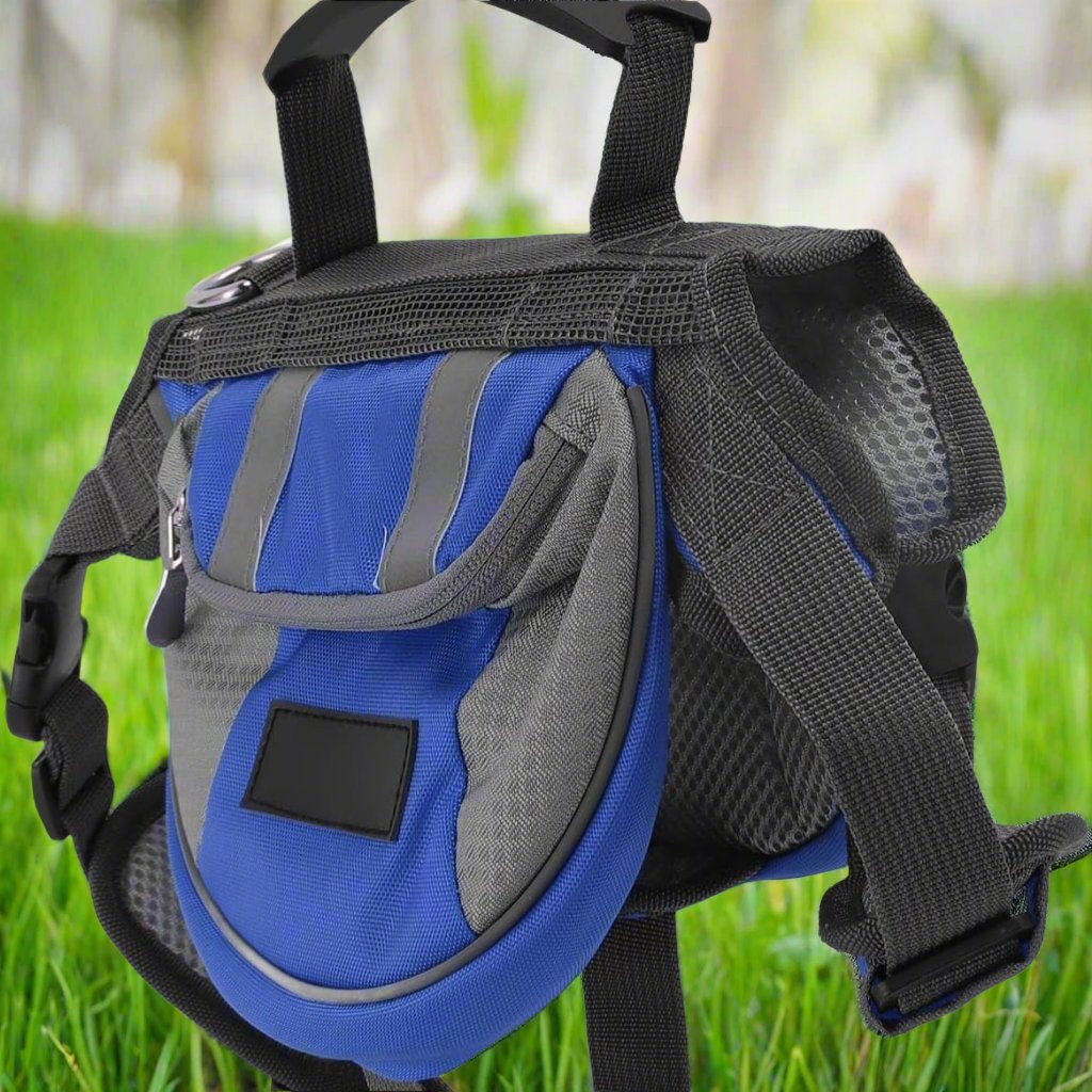 Sac de Voyage Chien - DogBackpack™ - Bleu - Les Pattes Nomades