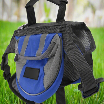 Sac de Voyage Chien - DogBackpack™ - Bleu - Les Pattes Nomades