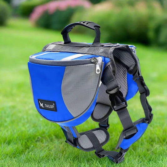 Sac de Voyage Chien - DogBackpack™ - Bleu - Les Pattes Nomades