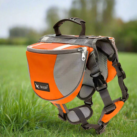 Sac de Voyage Chien - DogBackpack™ - Orange - Les Pattes Nomades