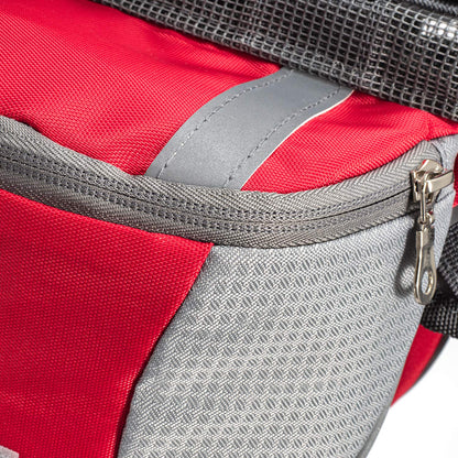 Sac de Voyage Chien - DogBackpack™ - Rouge - Les Pattes Nomades