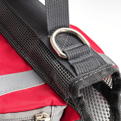 Sac de Voyage Chien - DogBackpack™ - Rouge - Les Pattes Nomades
